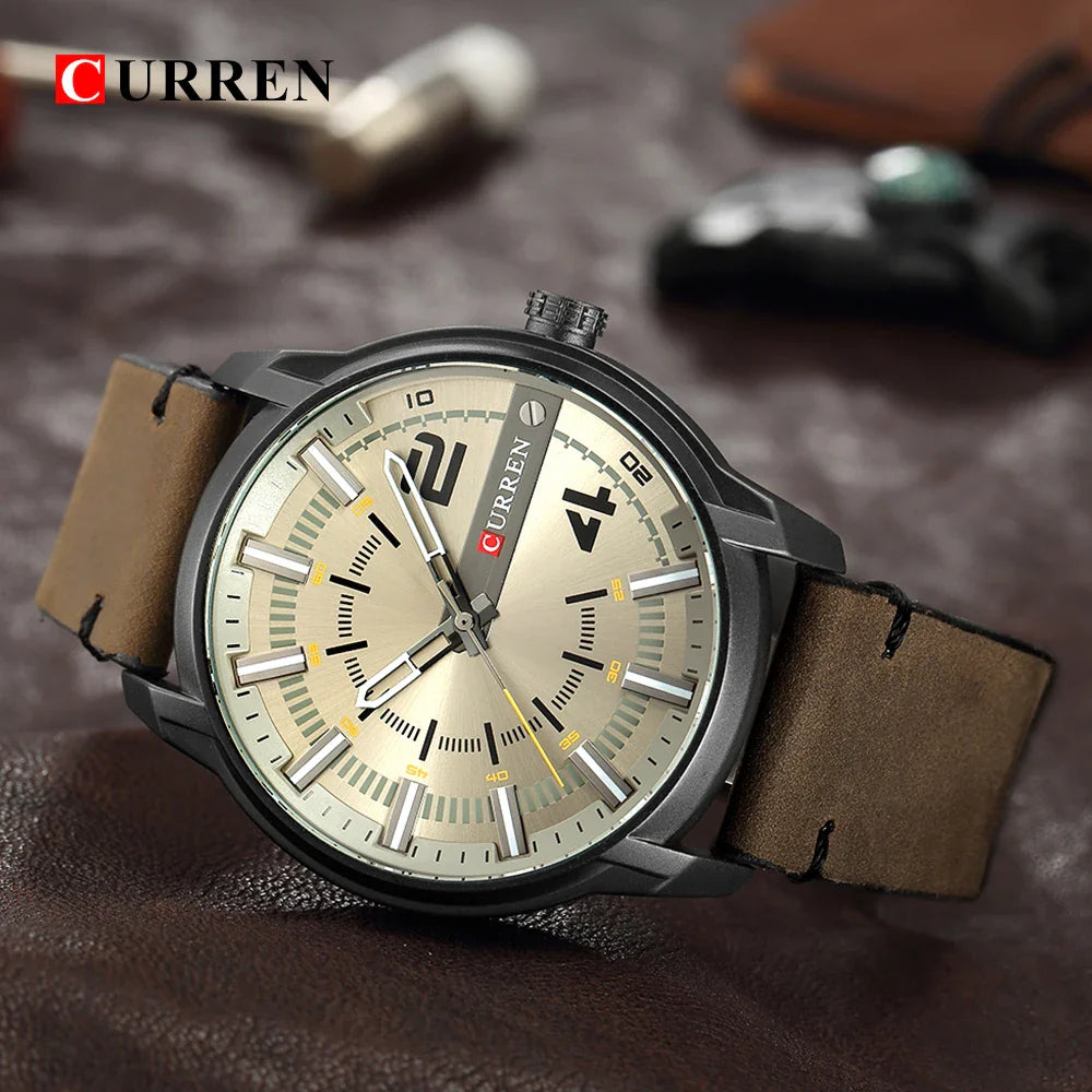 CURREN Watches Leather-8306